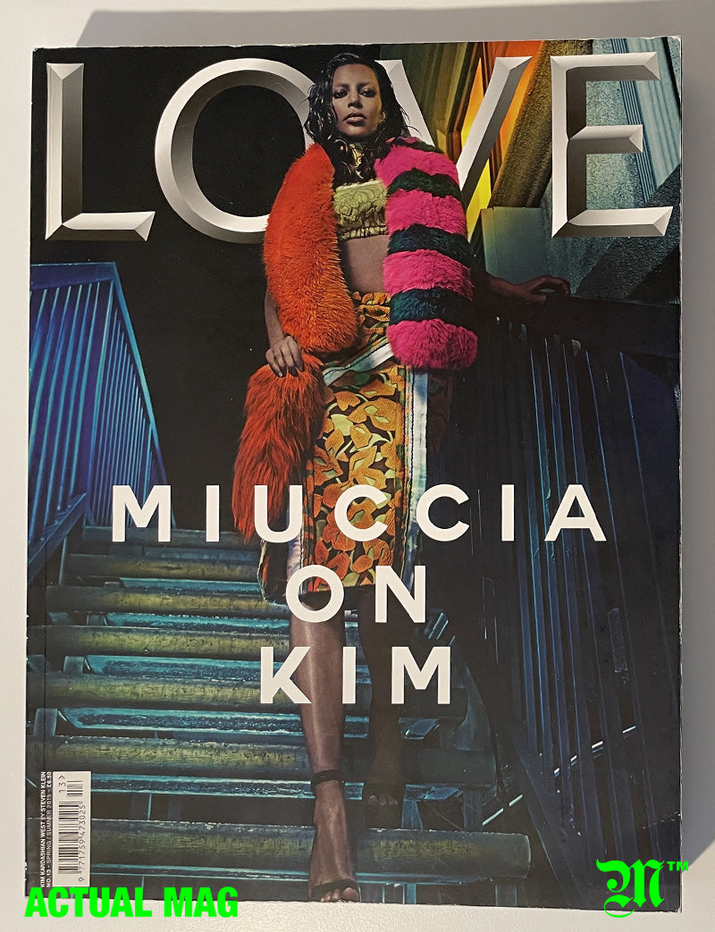 Love Magazine 13 SS 2015 Kim Kardashian Cover