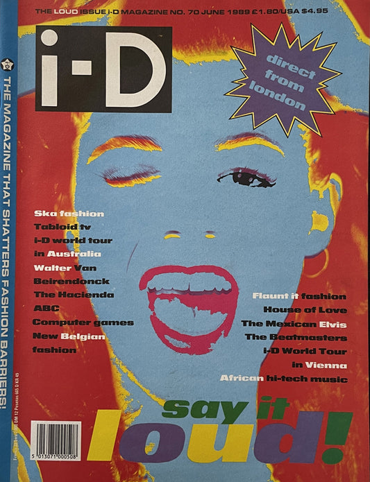 i-D Magazine No.70 1989 June