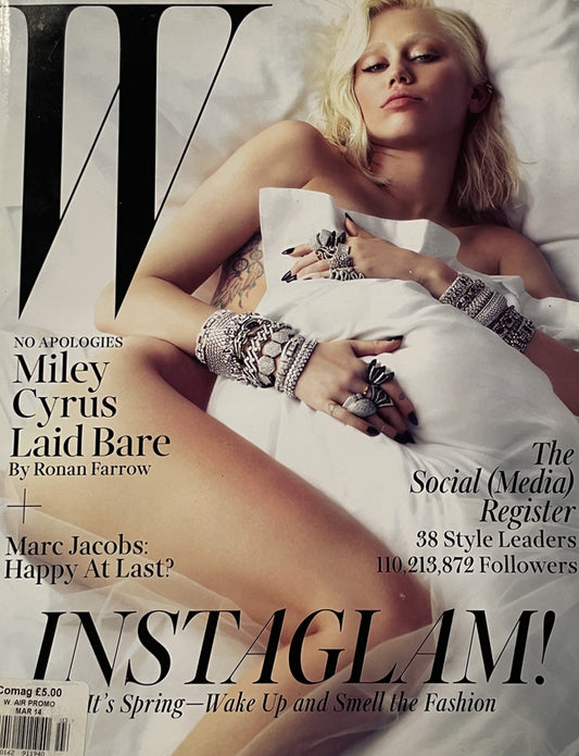 W Magazine 2014 March Miley Cyrus