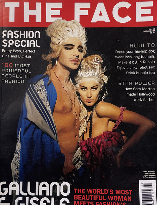 The Face No.86 - 2004 March - Galliano & Gisele