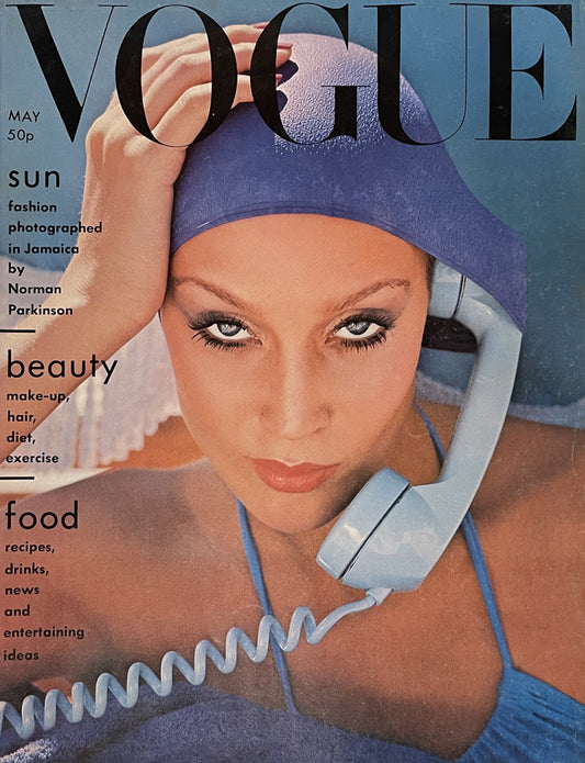 Vogue 1975 May - Jerry Hall Cover