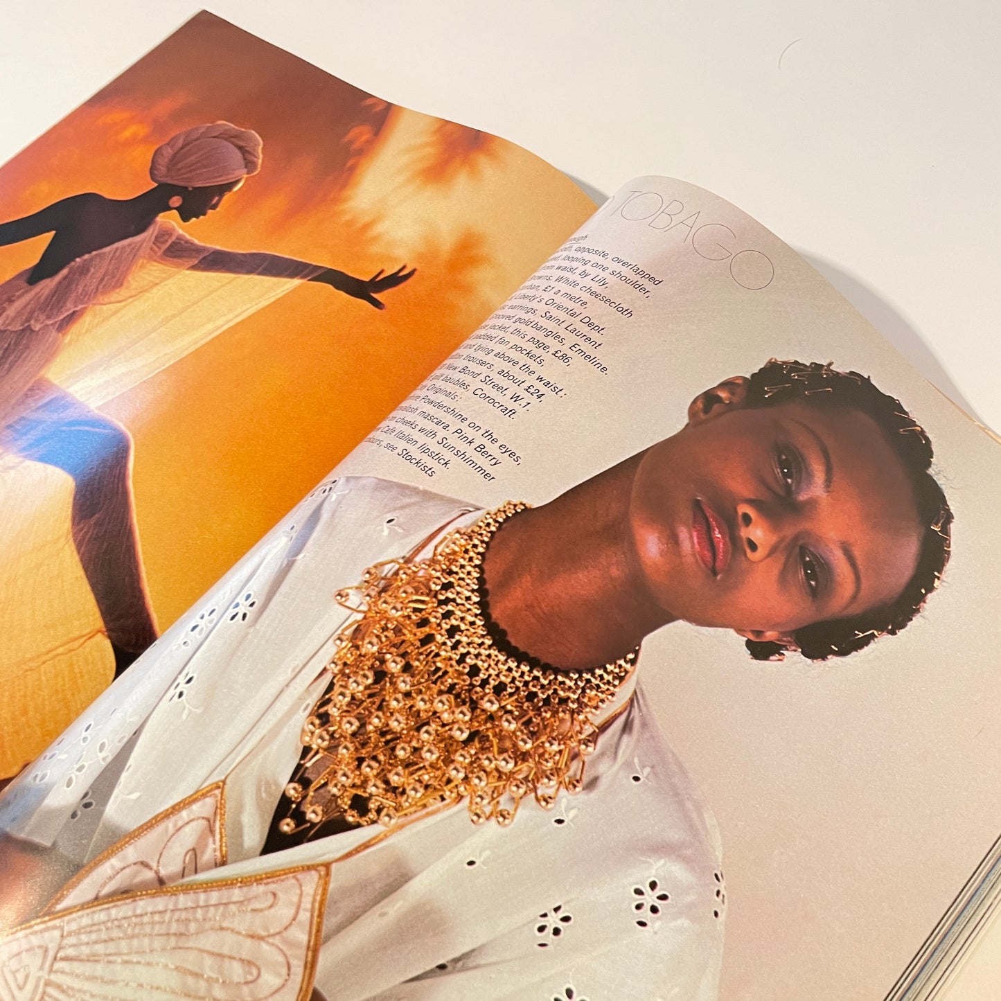 Vogue 1976 May - Marie Helvin Cover