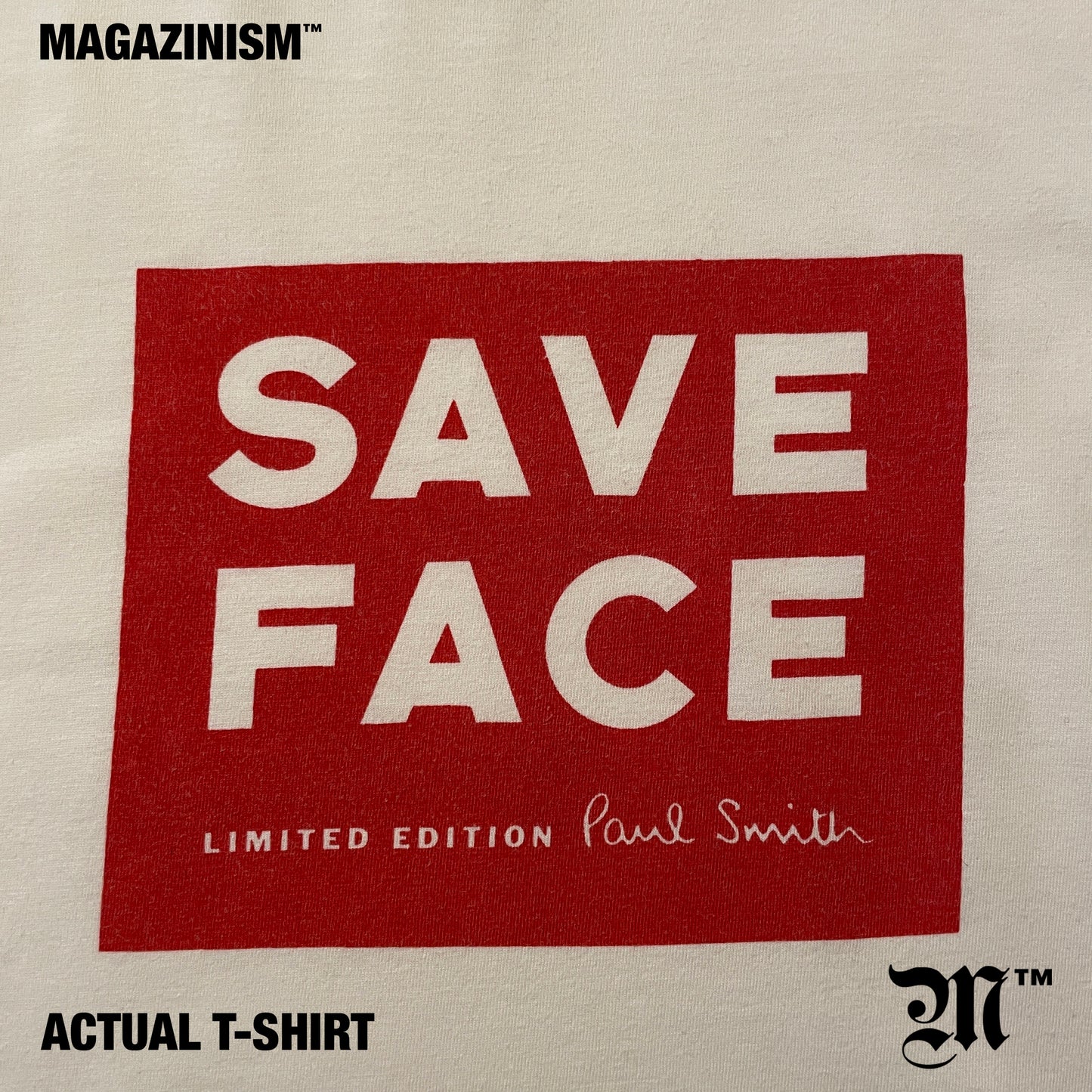 Face Magazine X Paul Smith T-shirt 1992