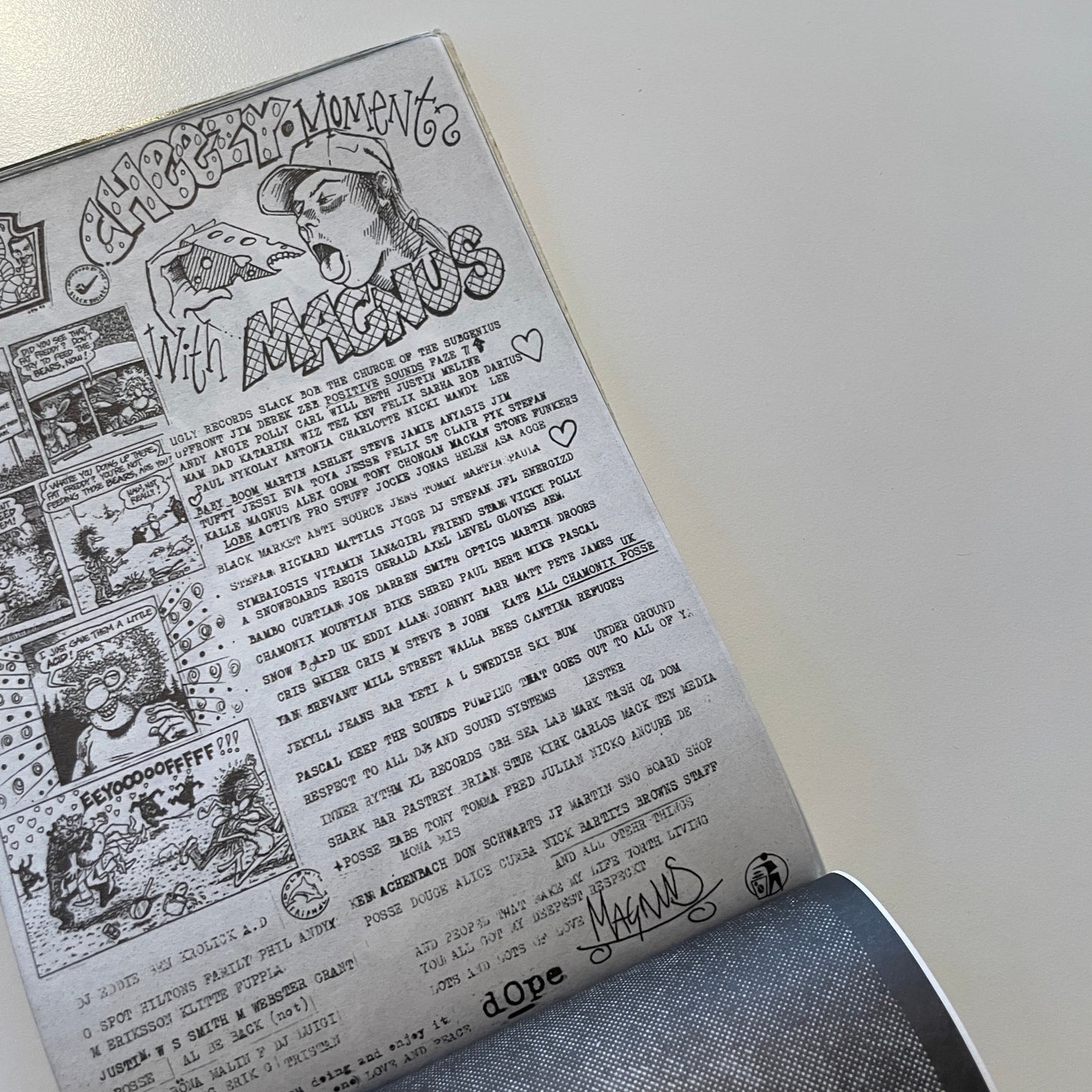 Dope Zine UK circa 1994