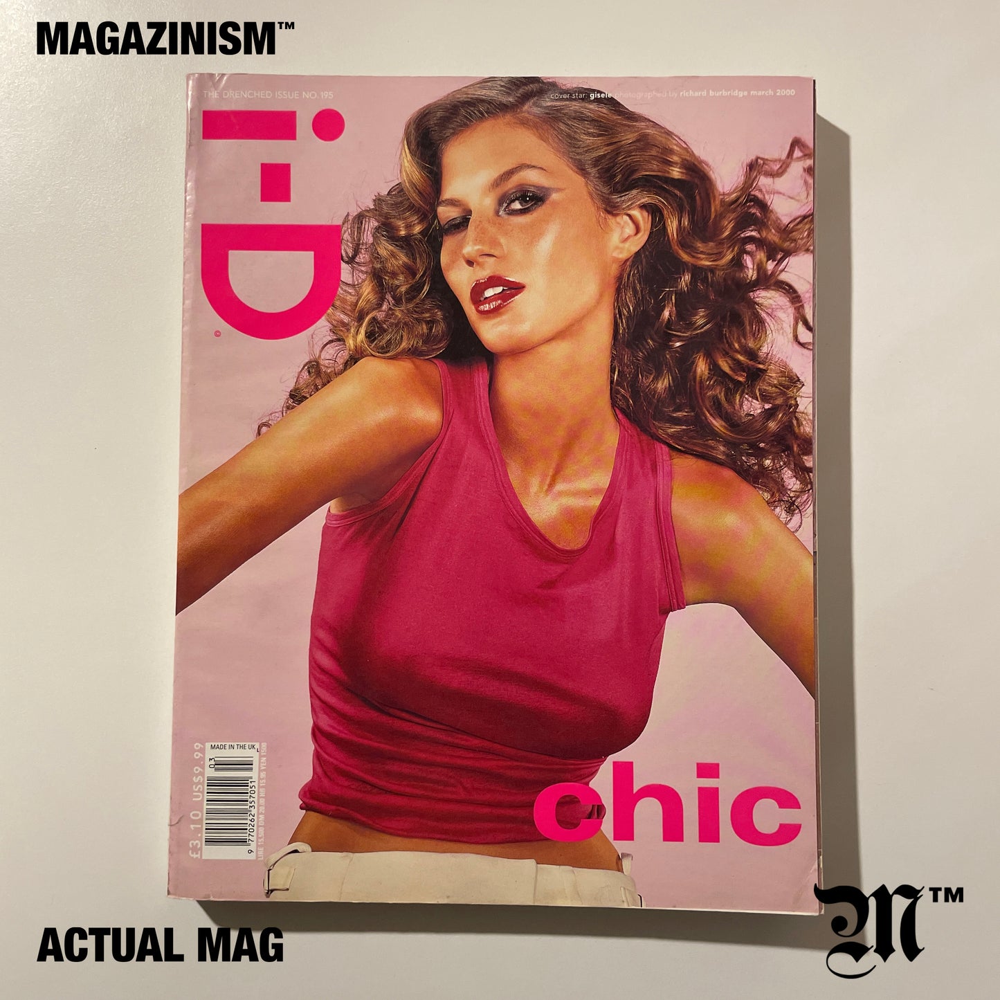 i-D Magazine No.195 2000 March Gisele