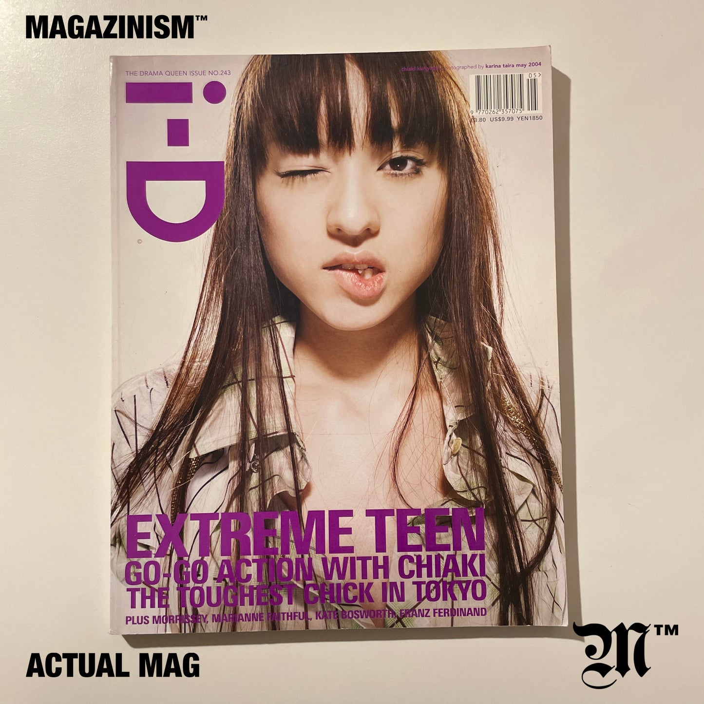 i-D Magazine No.243 2004 May Chiaki Kuriyama