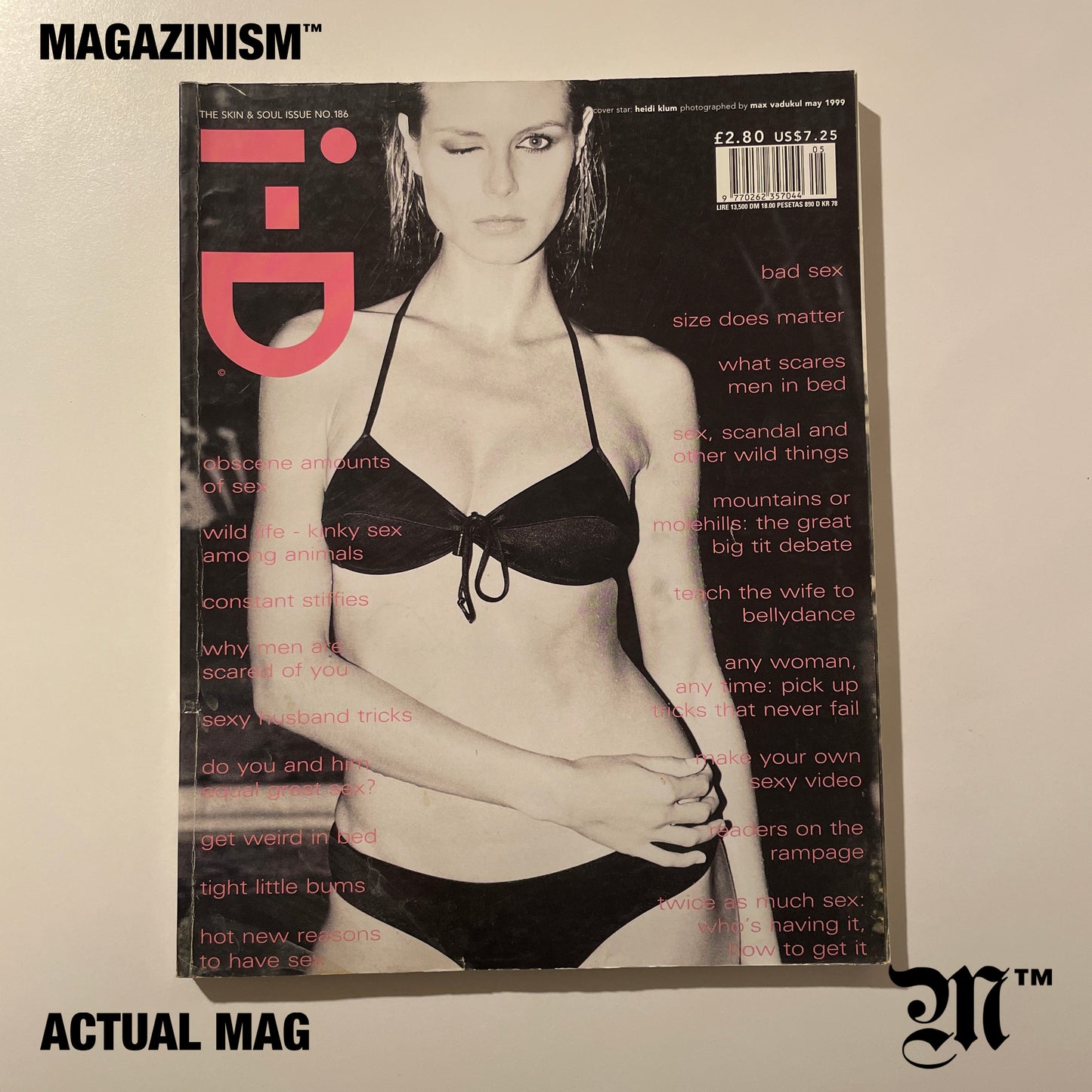 i-D Magazine No.186 1999 May Heidi Klum