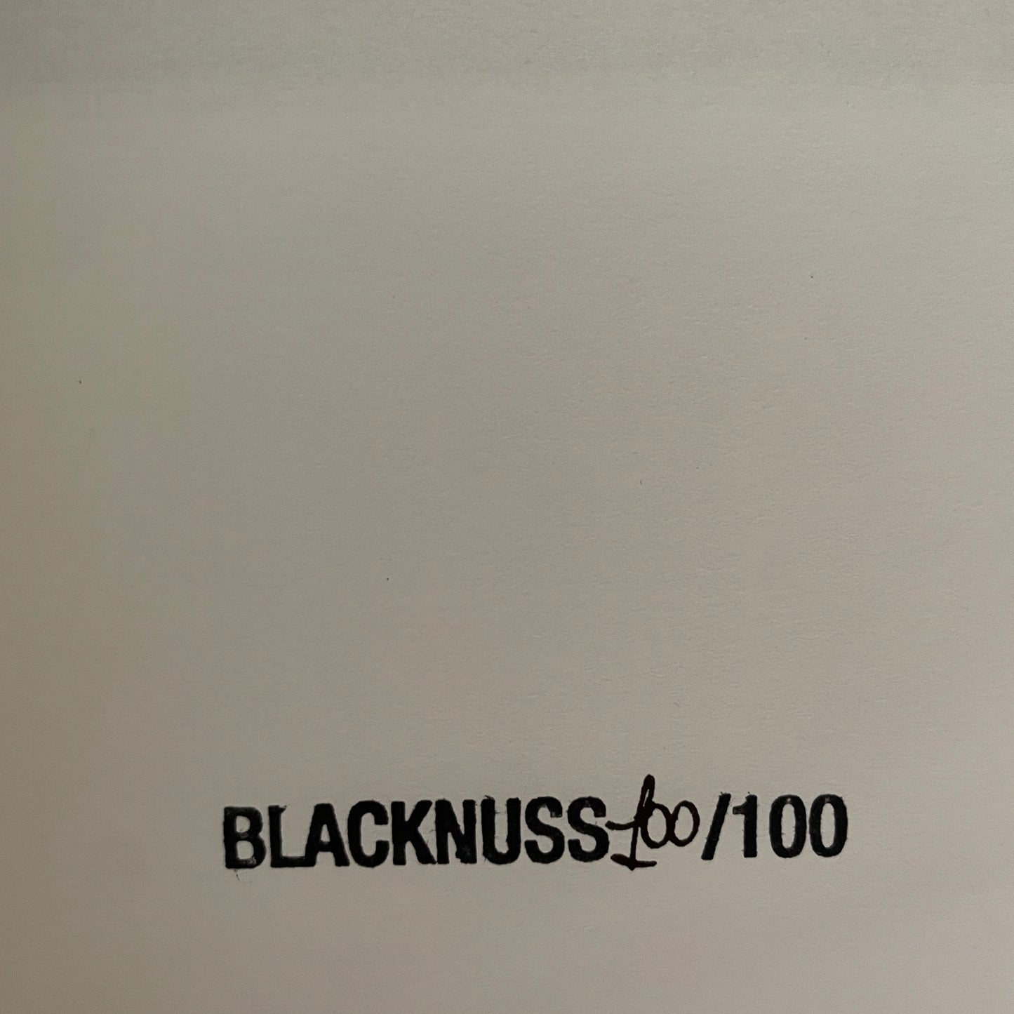 Blacknuss - 2009 Very Limited