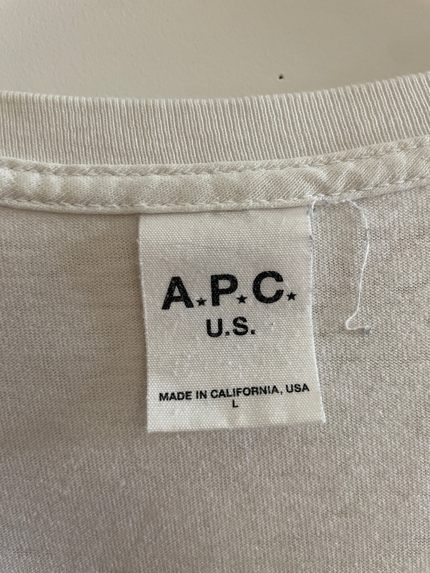 Up-Cycled Magazinism X A.P.C. T-shirt