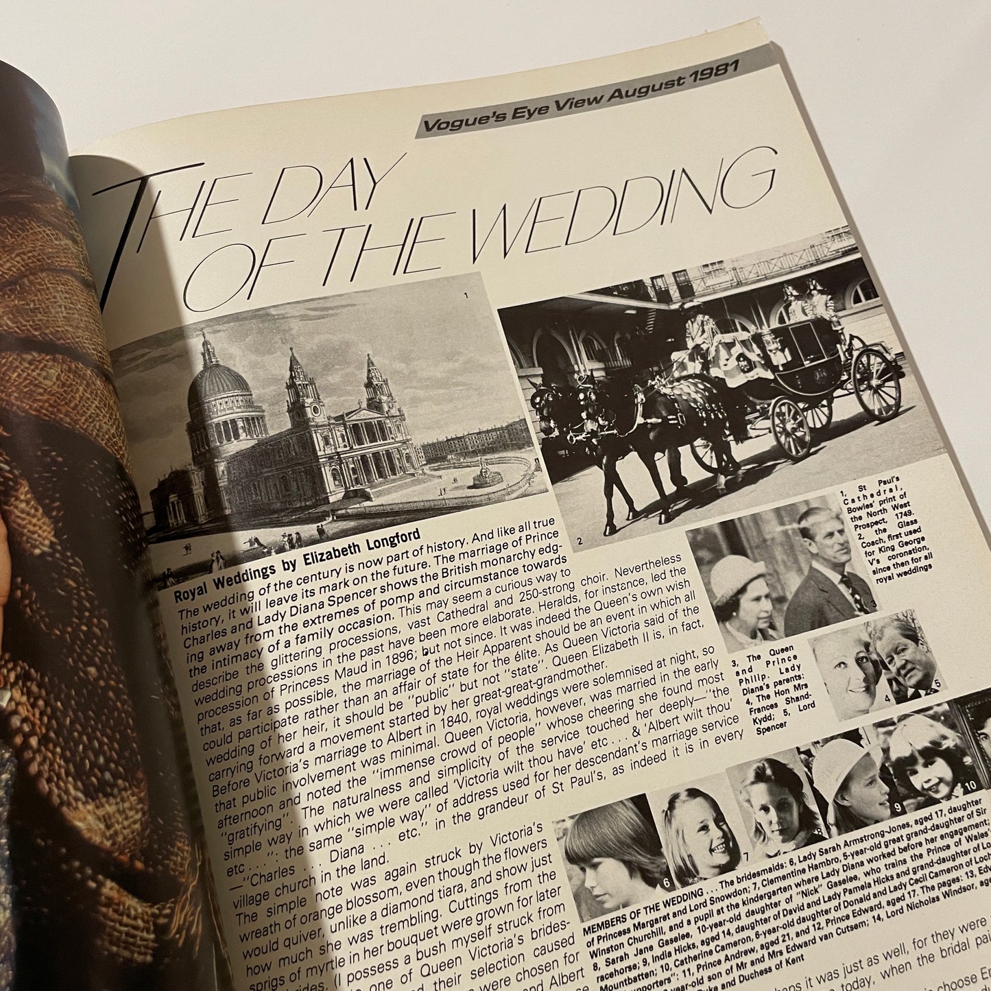 Vogue 1981 April - Princess Diana Cover