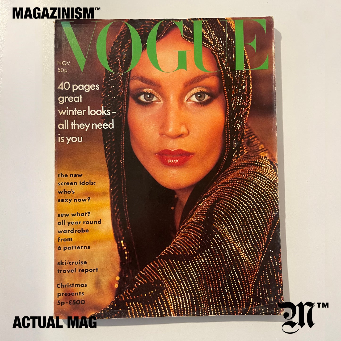 Vogue 1975 November - Jerry Hall Cover