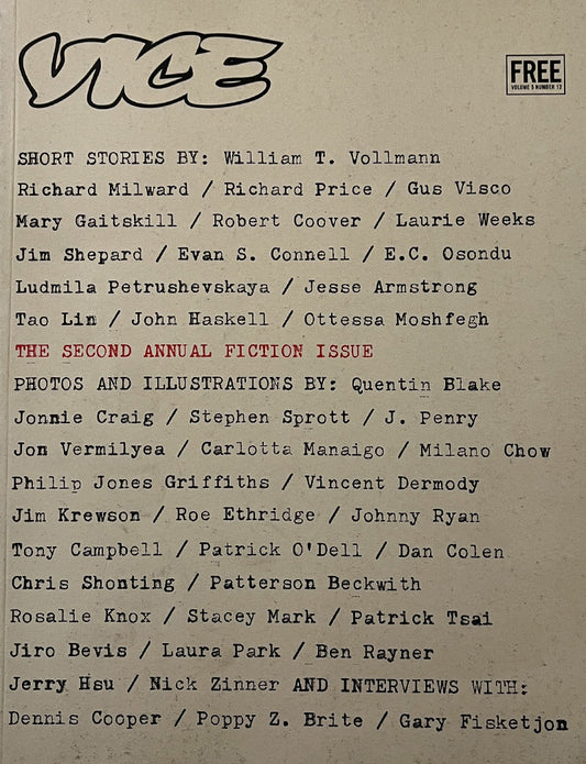 Vice UK - VOLUME 5 ISSUE 12