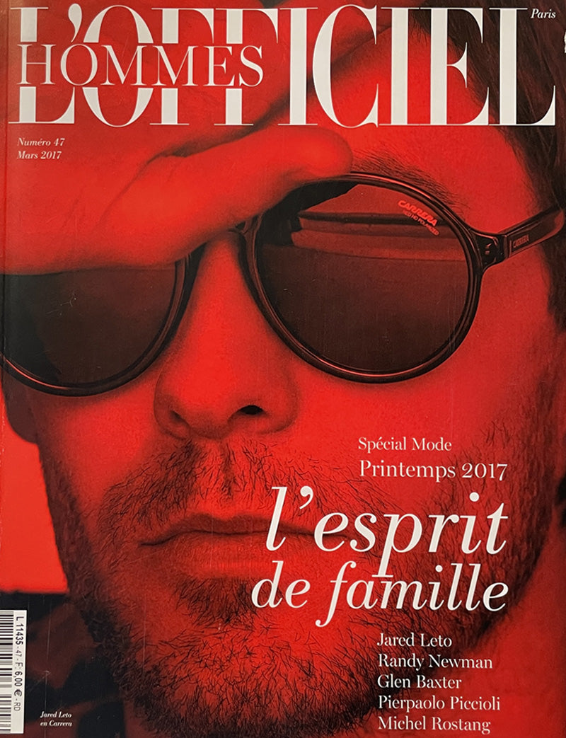 L'OFFCIEL HOMMES PARIS MARS/ AVRIL / MAI 2017