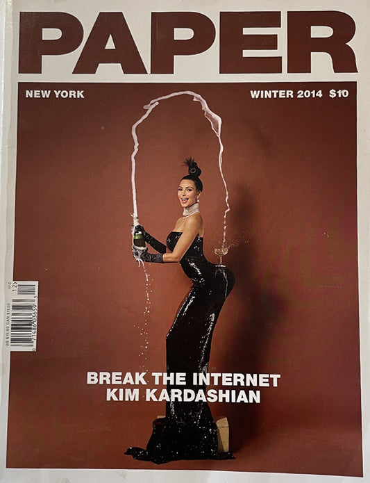 Paper Winter 2014 - Kim Kardashian 'Break The Internet'