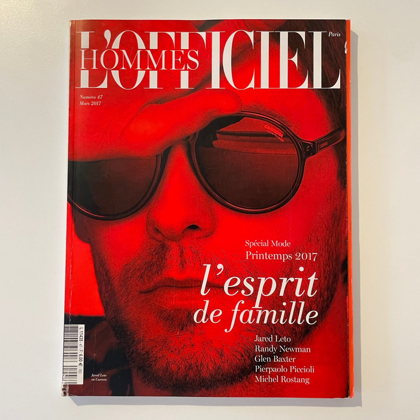 L'OFFCIEL HOMMES PARIS MARS/ AVRIL / MAI 2017