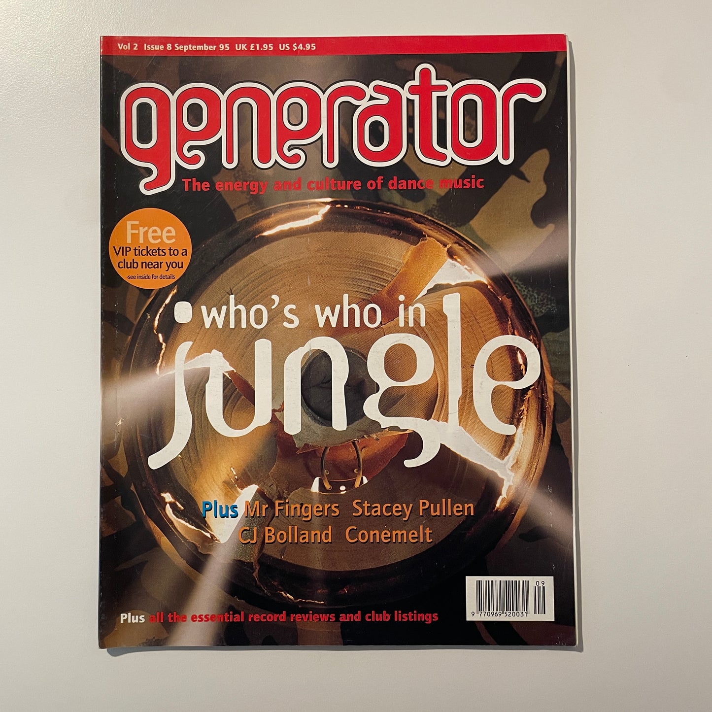 Generator Magazine N0.8 1995 - Jungle Special