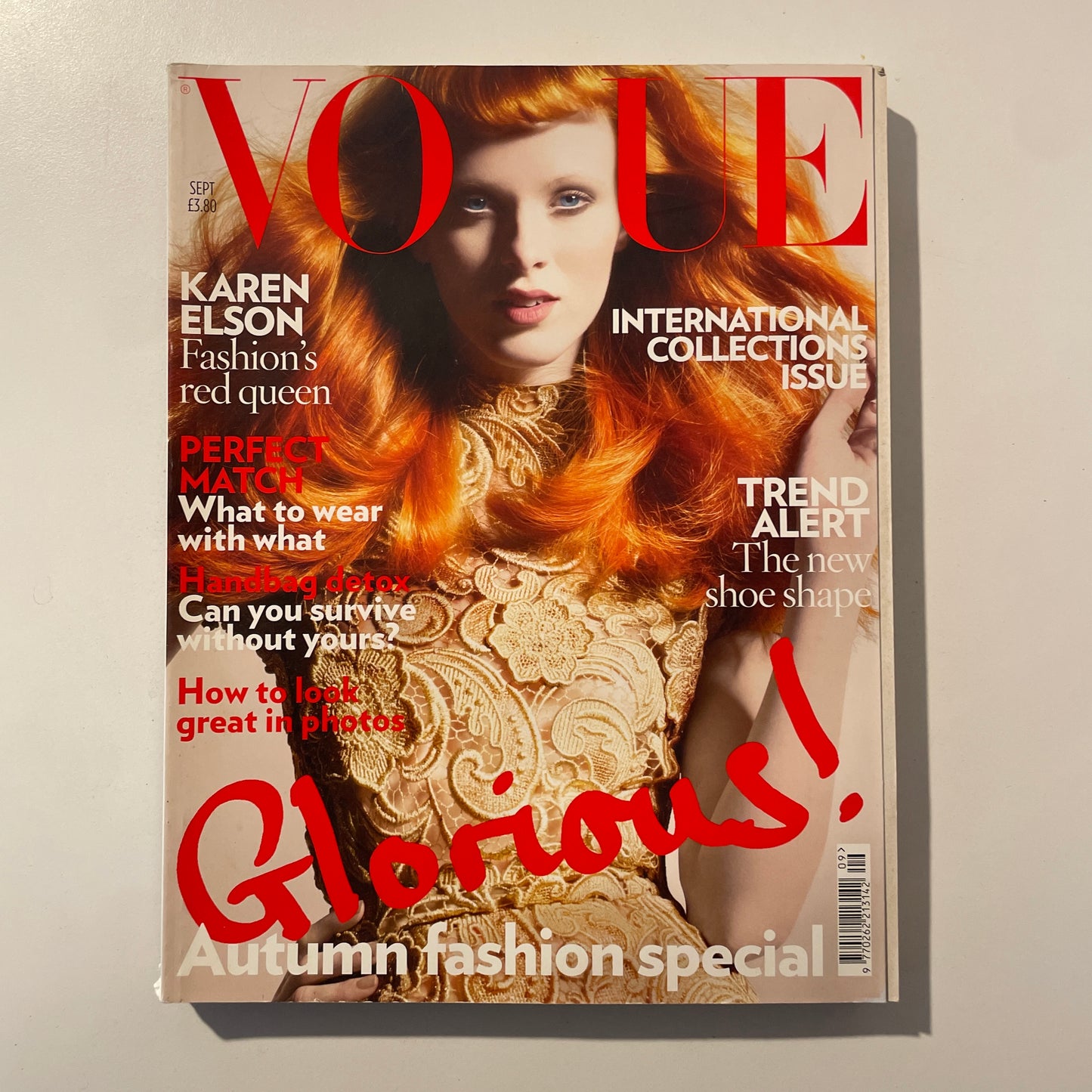 Vogue 2008 September Karen Elson