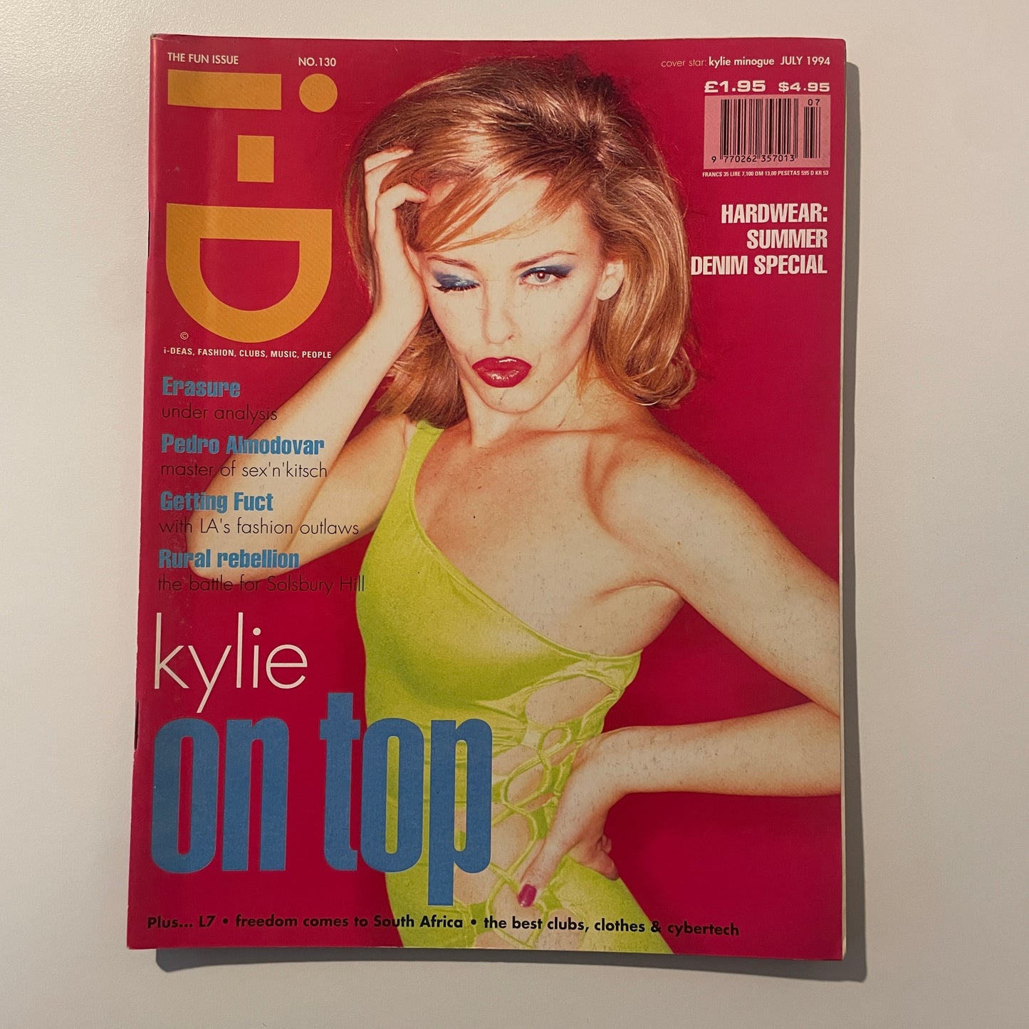 i-D Magazine No.130 1994 July - Kylie Minogue