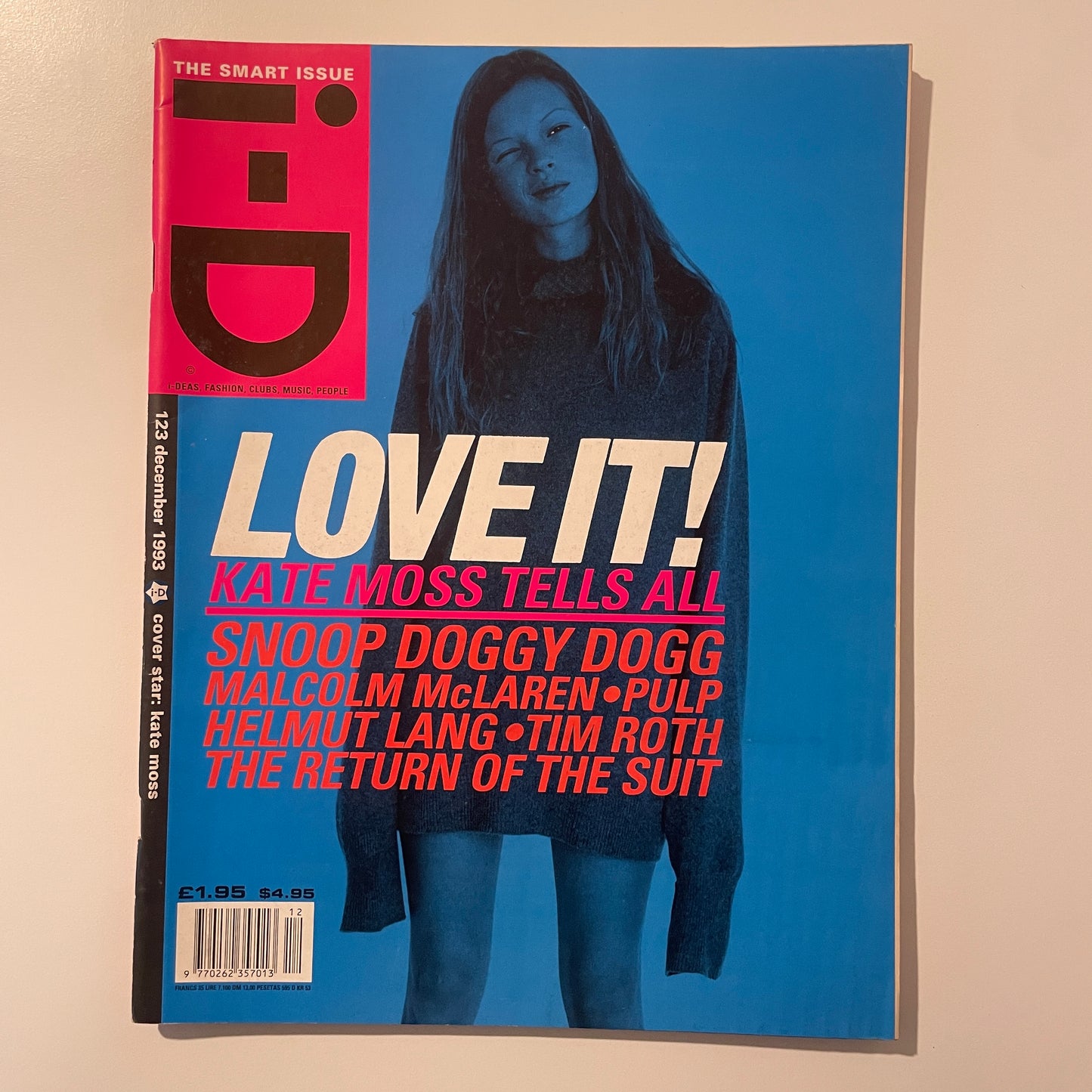 i-D Magazine No.123 1993 December - Kate Moss