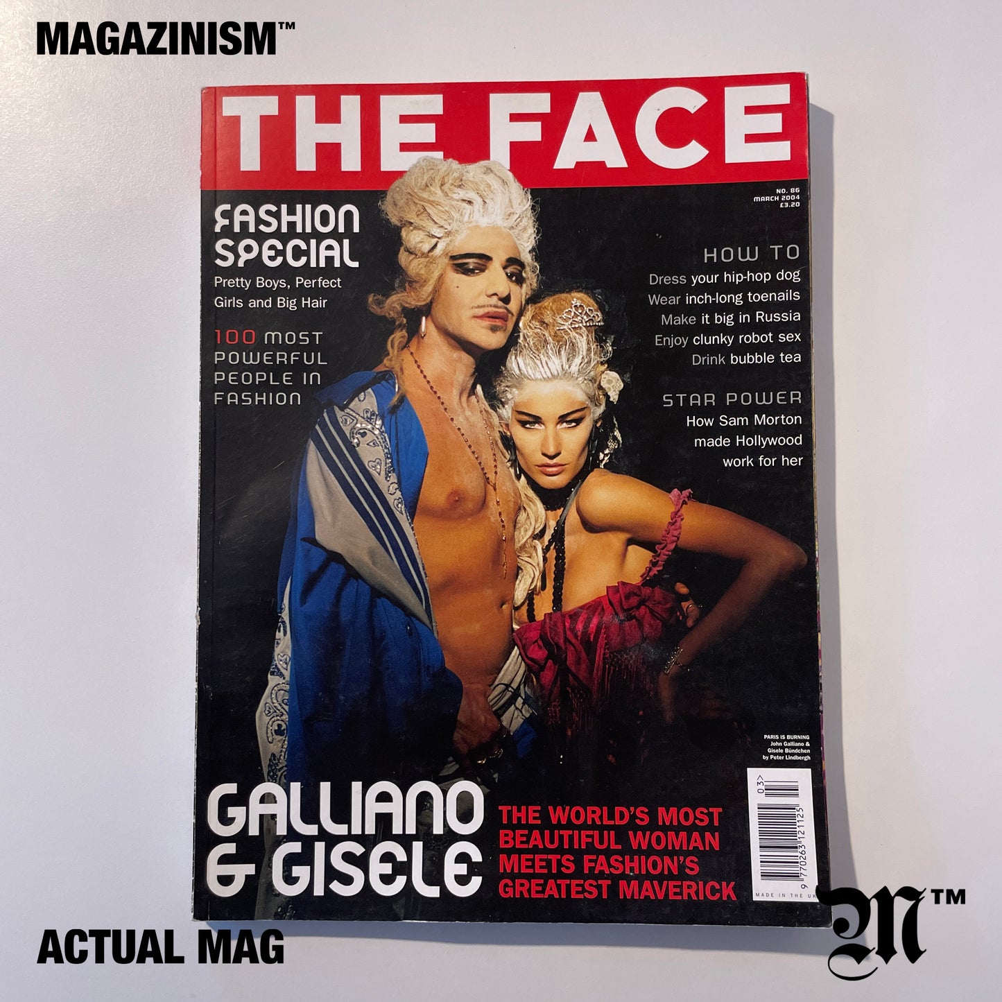 The Face No.86 - 2004 March - Galliano & Gisele