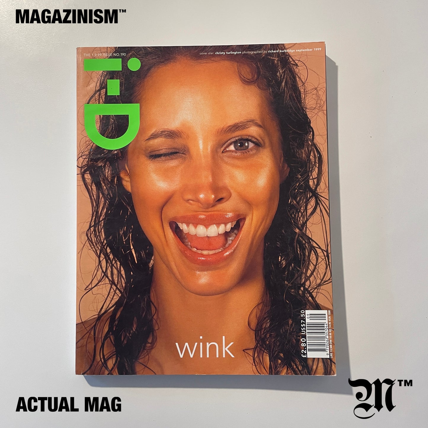 i-D Magazine No.190 1999 September Christy Turlington