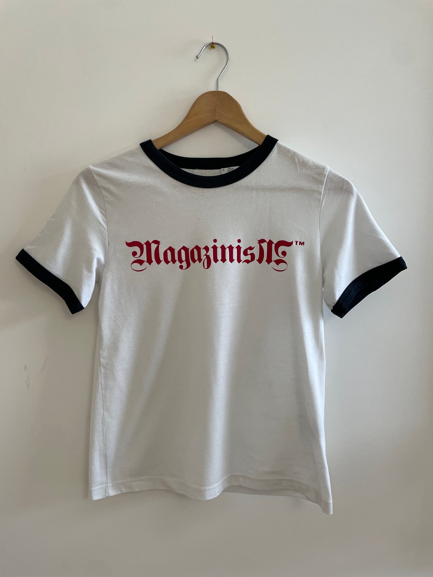 Up-Cycled Magazinism Women's Ringer T-shirt