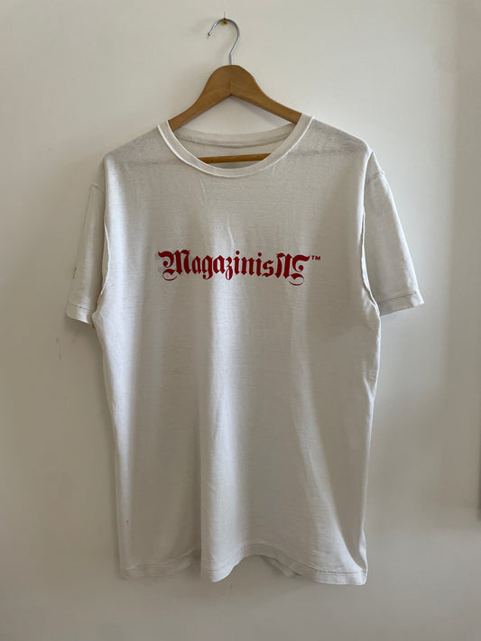 Up-Cycled  Magazinism X A.P.C. T-shirt