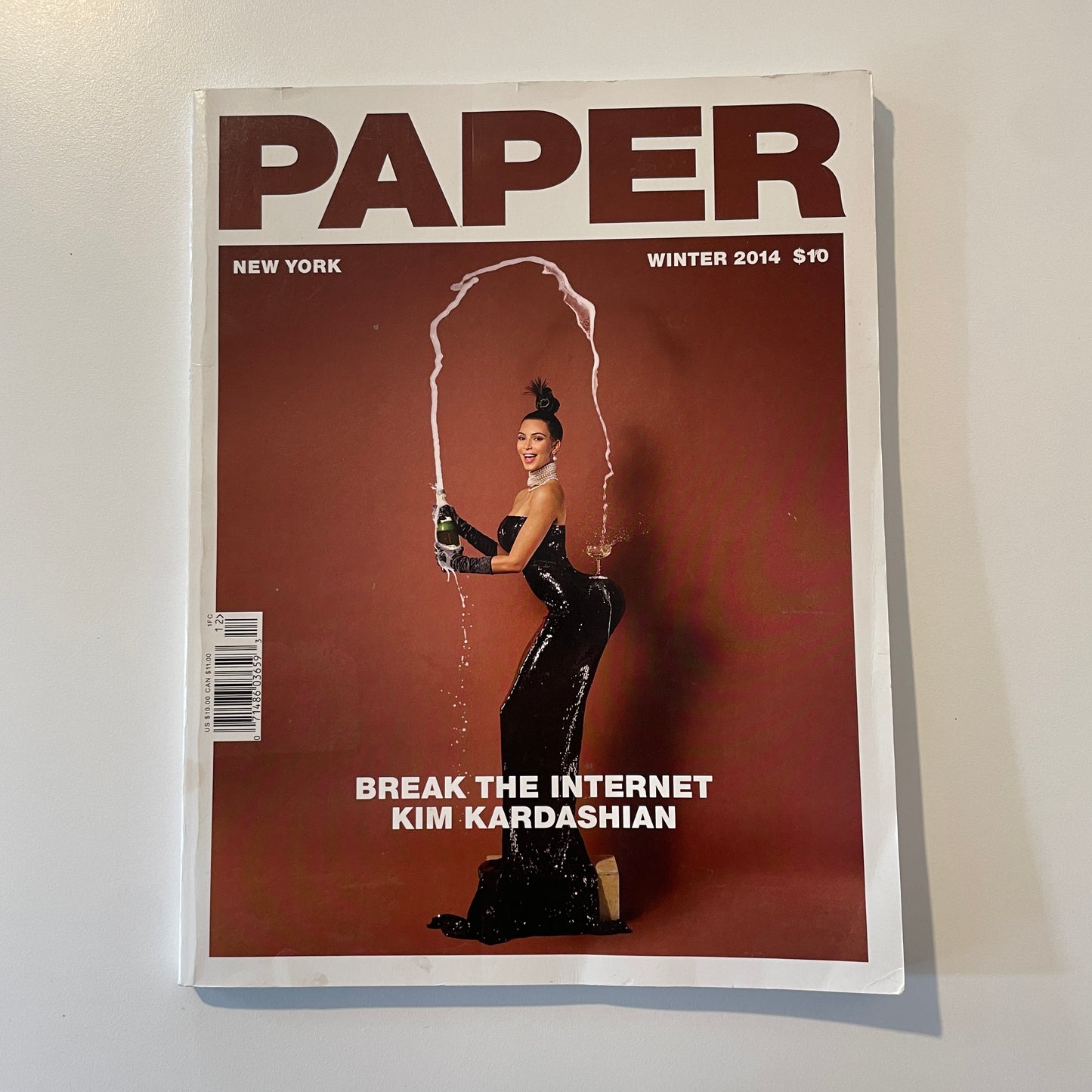 Paper Winter 2014 - Kim Kardashian 'Break The Internet'