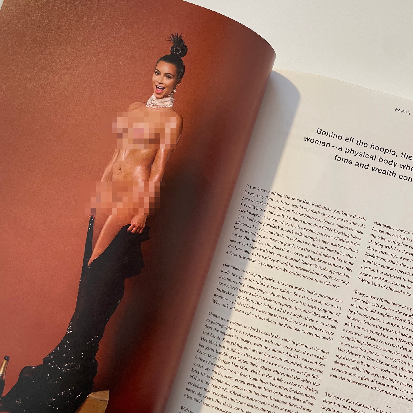 Paper Winter 2014 - Kim Kardashian 'Break The Internet'