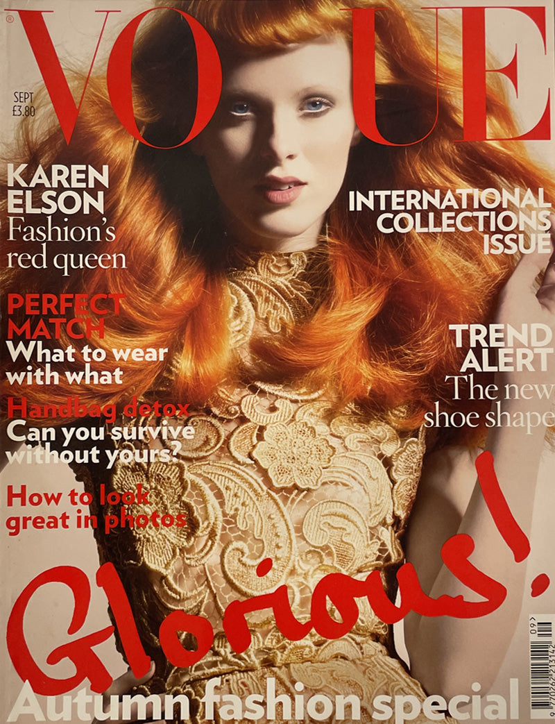 Vogue 2008 September Karen Elson